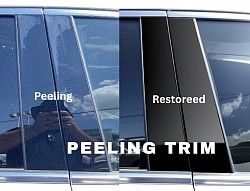 Peeling trim repair