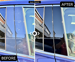 Fading and scratched plastic trim repair